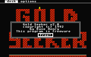 Gold Seeker atari screenshot